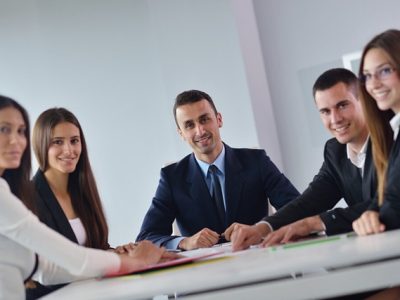 people, meeting, table